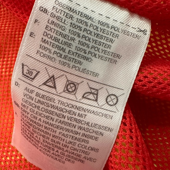 Adidas Lightweight Hooded Windbreaker Full Zip Jacket Size XL - Picture 7 of 7